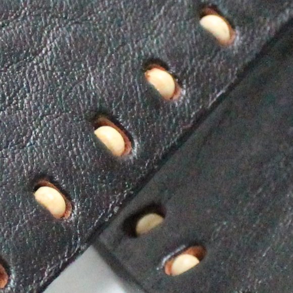 Small Black Genuine Leather Coldwater Creek Belt - Picture 15 of 15